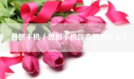 着想手机（想到手机你会想到什么）